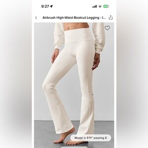 Airbrush High-Waist Bootcut Legging